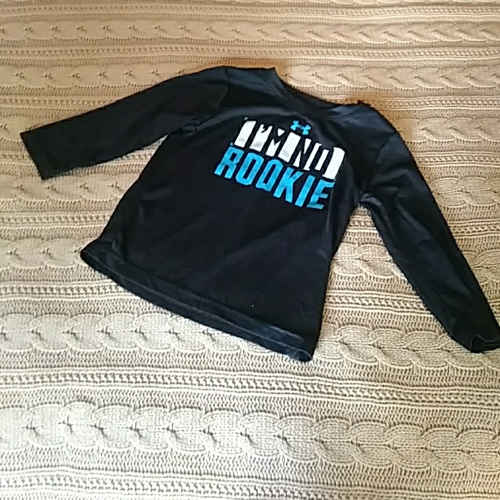 3T Boys Dri Fit Long Sleeved Black Tee